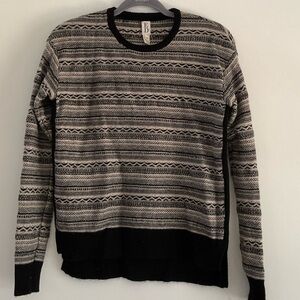 Wool/Cashmere Fair-isle Nordic Stripe Sweater - ALL OFFERS CONSIDERED